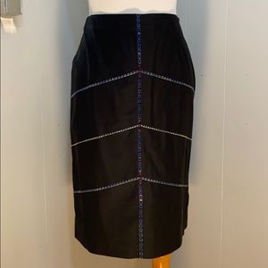 Harold’s beaded skirt.
